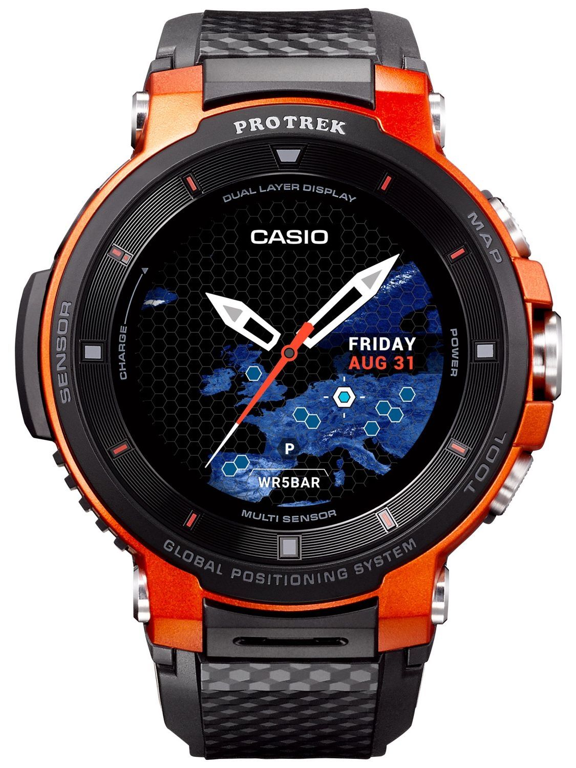 Casio Pro Trek Smart Watch Wsd F30 Rgbae Casio Pro Trek Smart Watch Wsd F30 Rgbae